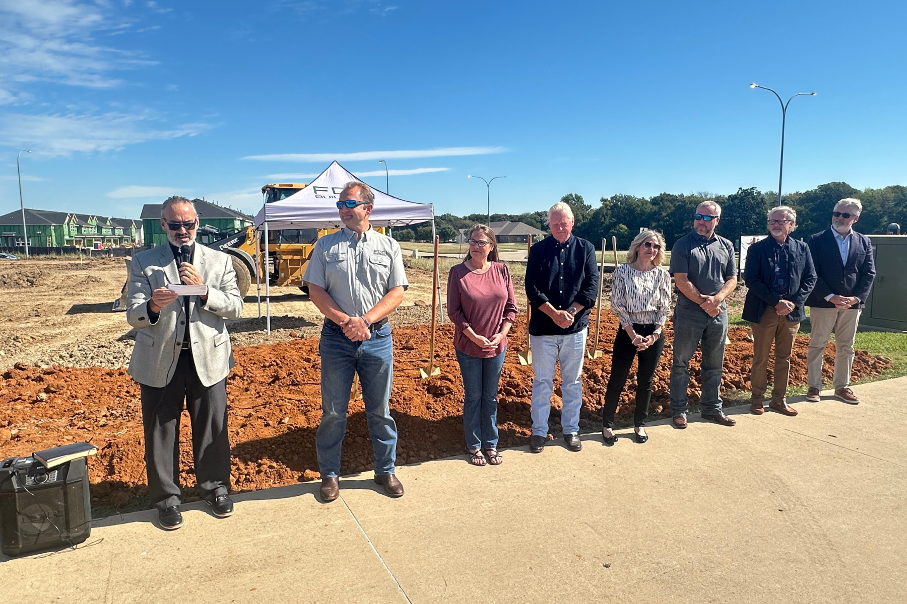 Breaking Ground for a New Elementary School at St. Peter in Northlake